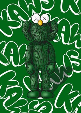 green doodle kaws