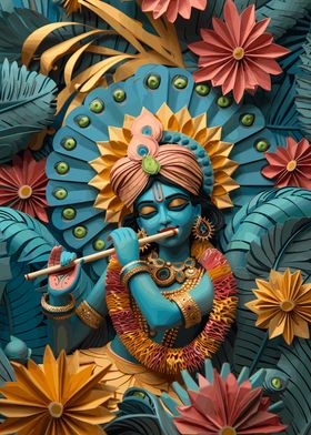 Hindu God Krishna