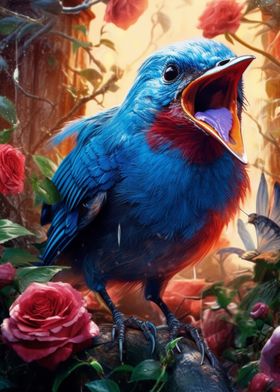 Bird singing 