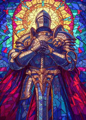 Stained Glass Peacekeeper