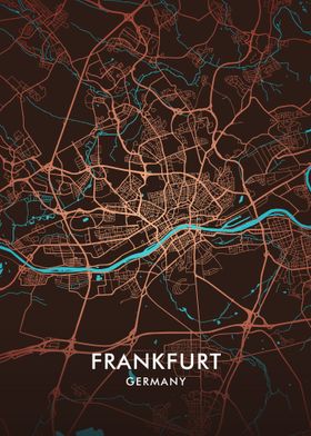 Frankfurt City Map