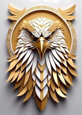 Paper Gold Eagle