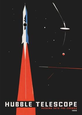 Hubble Telescope Poster