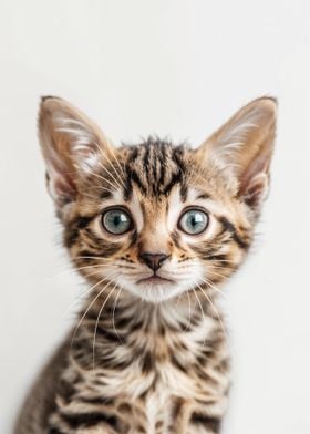 Cute Baby Bengal Cat