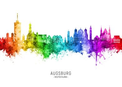 Augsburg Skyline Germany