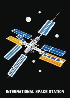 Space Station Poster