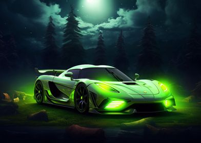 Sport car Koenigsegg Jesko