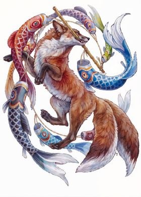 fox koinobori