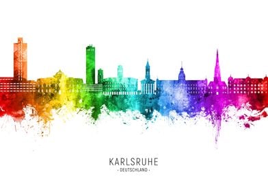 Karlsruhe Skyline Germany