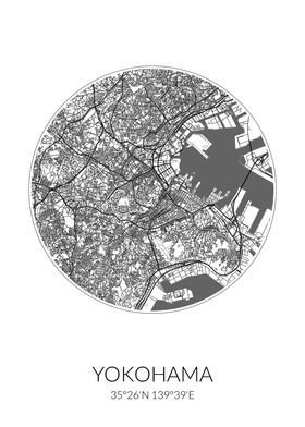 Yokohama Circle City Map