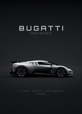 Bugatti Centodieci White