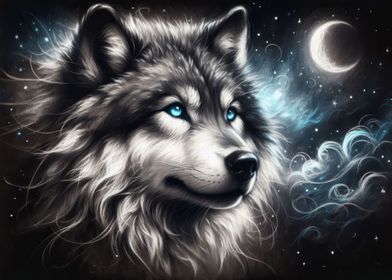 Mystic Wolf Spirit