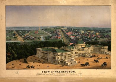 Washington DC circa 1852