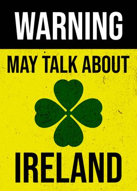 WARNING IRISH CLOVER