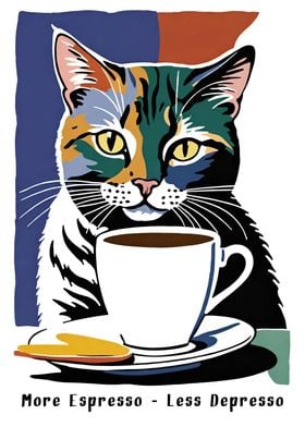 Cute Coffee Poster