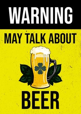 WARNING IRISH BEER