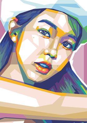 Asian Woman WPAP