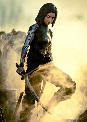 Alita in the desert