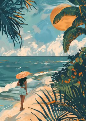 best beach illustration