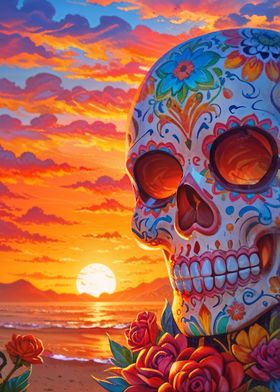 Sunset of The Dead Skull