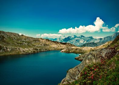 Lake in the clouds