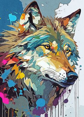 Wolf Colorful 