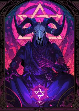 Baphomet Magic Card