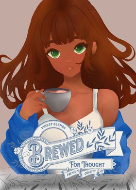 Caffeinated Anime Girl