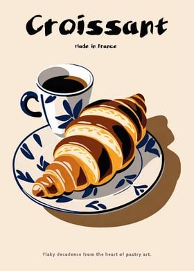 Croissant Poster