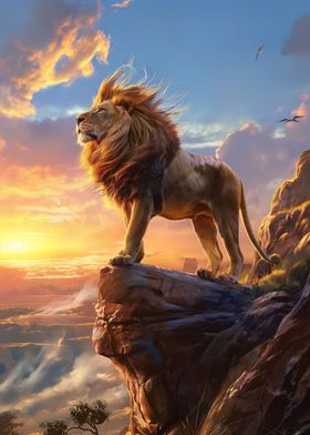 Lions Sunrise Majesty