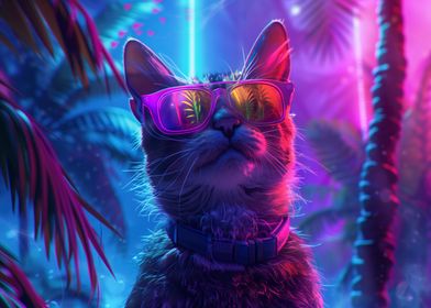 Neon Sunglasses Cat 2