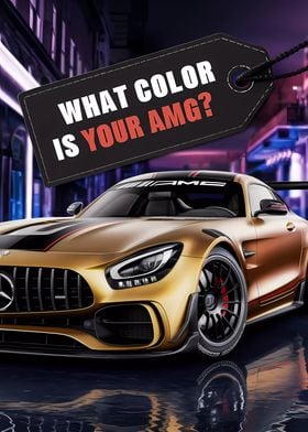 Mercedes AMG GT supercar