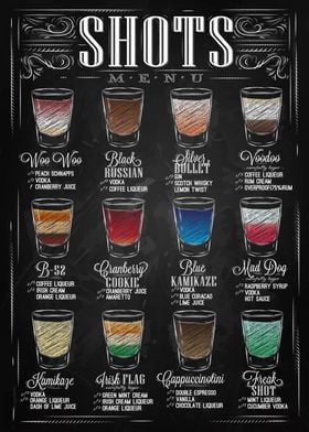 Shots Menu