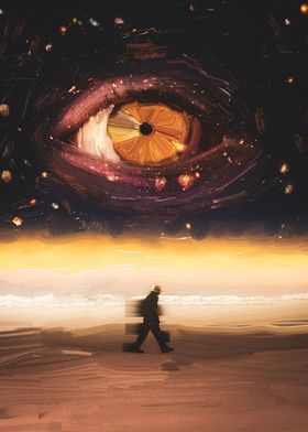 Eyeball Surreal Painting