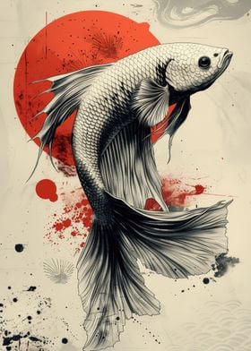 betta fish poster