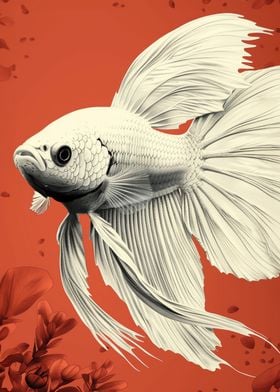 betta fish poster