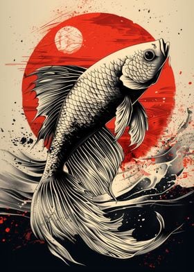 betta fish poster