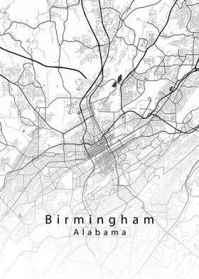 Birmingham Alabama Map