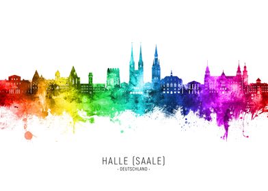 Halle Saale Skyline