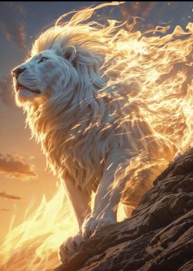 white lion fire