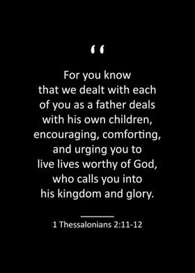 1 Thessalonians 2 11 12