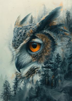 Owl portrait