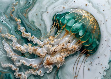 Green Marble Jellyfish