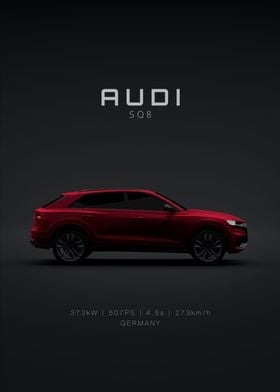 Audi SQ8 2021 Matador Red
