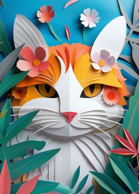 Cute Cat Paper Craft