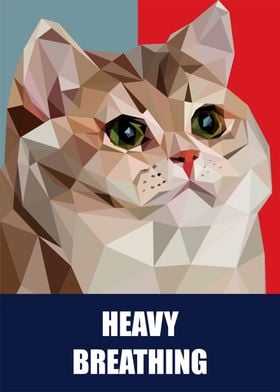 heavy breathing cat meme