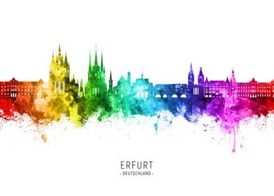 Erfurt Skyline Deutschland