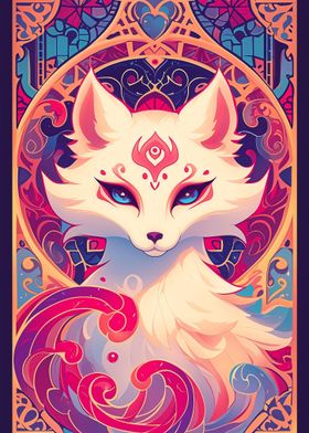 Kitsune Magic Card