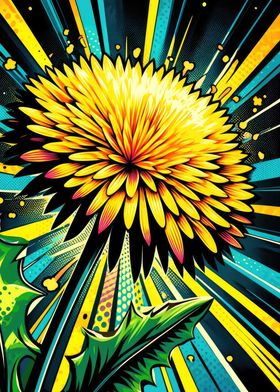 Vibrant Dahlia Bloom Art