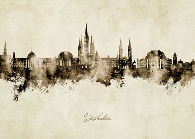 Wiesbaden Skyline Germany